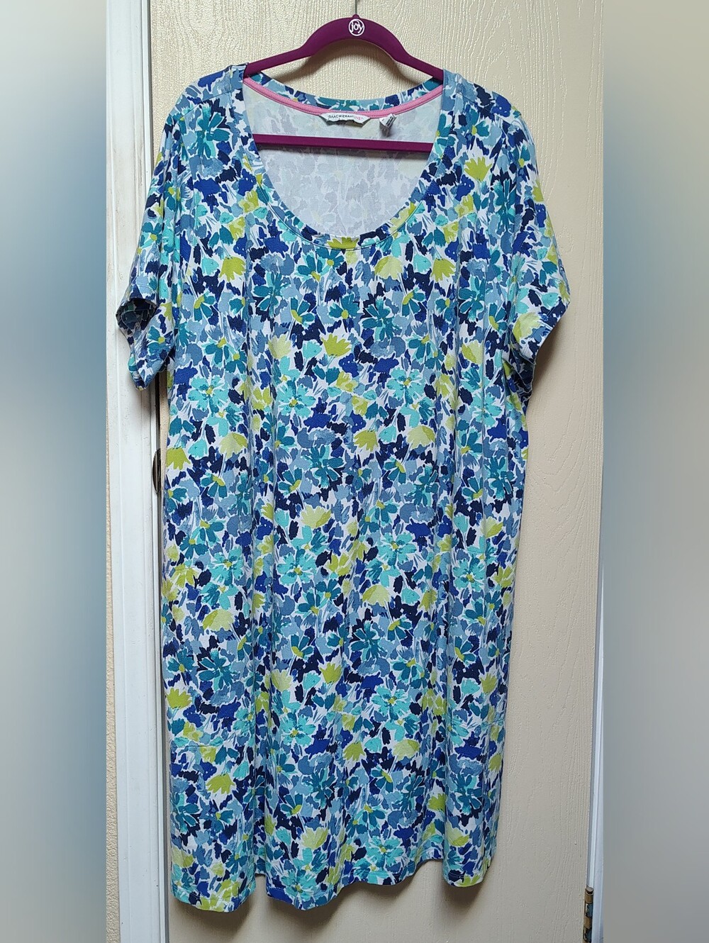 Isaac Mizrahi Blue Multi Dress